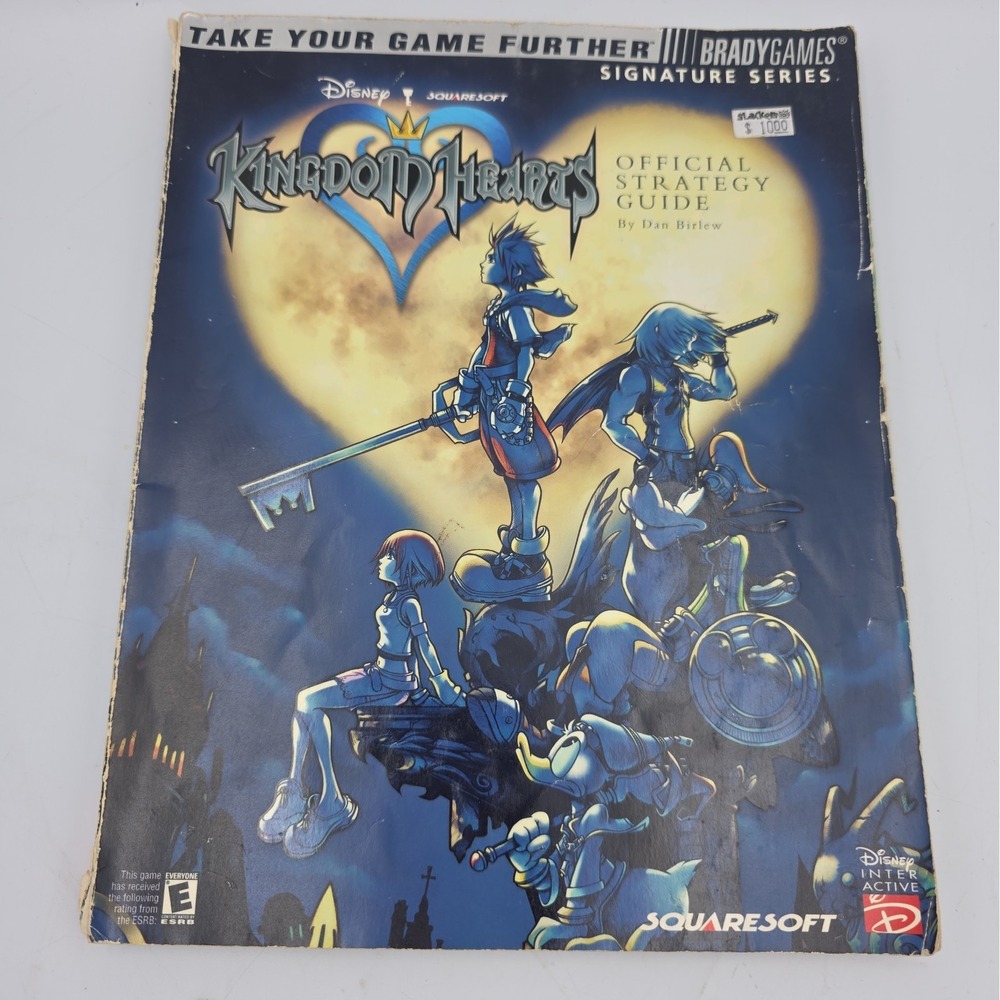 Kingdom Hearts Strategy Guide PS2 Sony PlayStation 2 No Map